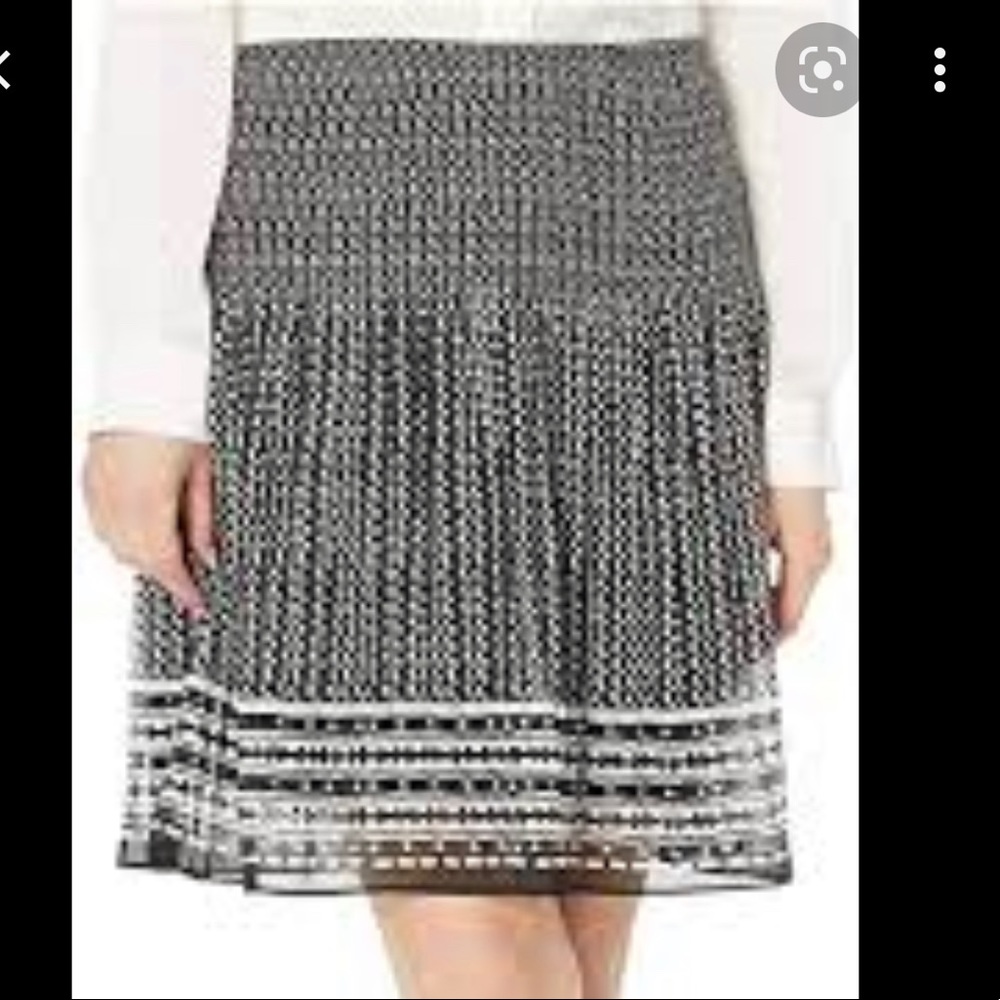 Max Studio black white skirt
